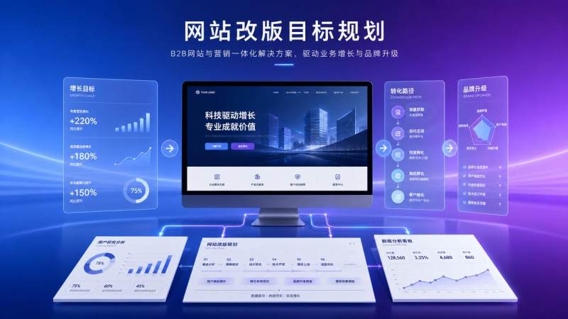 Qué objetivos se deben definir antes de rediseñar el sitio web