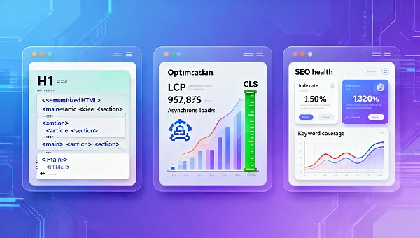 Prueba de diferencias SEO de plantillas de sitios web con IA: Análisis de las razones de una fluctuación de 17 puestos en el ranking de palabras clave principales para la misma página de producto bajo tres plantillas (A, B y C). AI建站模板建站SEO差异实测:同一产品页在A|B|C三套模板下,核心词排名波动达17位的原因分析