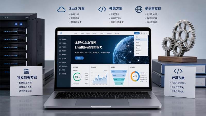 企业建站平台对比：独立部署、SaaS和开源方案怎么判断