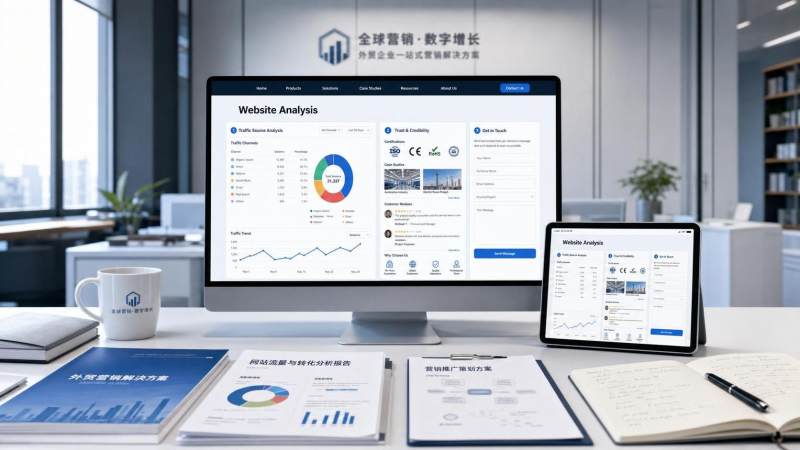 ¿Qué hacer si un sitio web de comercio exterior no recibe consultas? Primero revise la calidad del tráfico, la confianza de la página y la ruta del formulario
