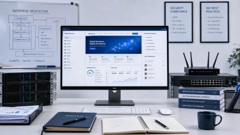 Qué indicadores analizar primero al comparar sistemas de creación de sitios web empresariales