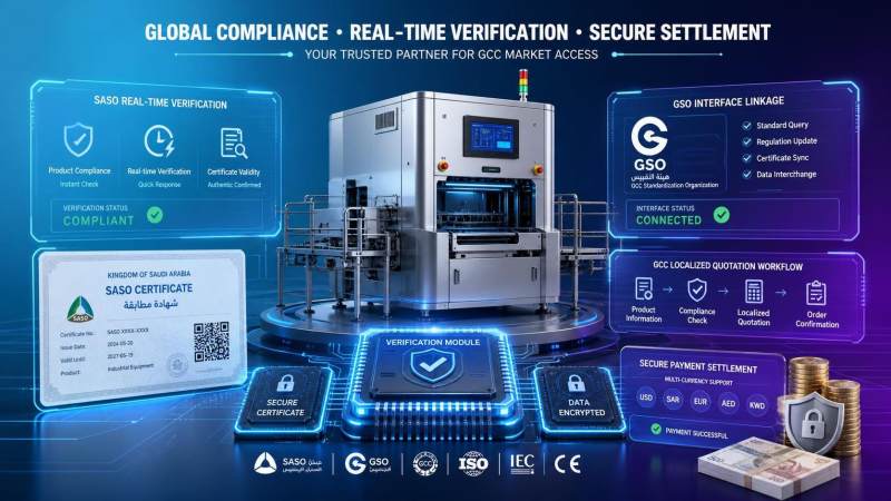 Nuevas normativas del CCG en vigor: los sitios B2B deben integrarse con la verificación en tiempo real de SASO en árabe