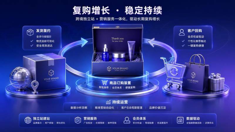 B2C跨境商城独立站为什么复购率上不去