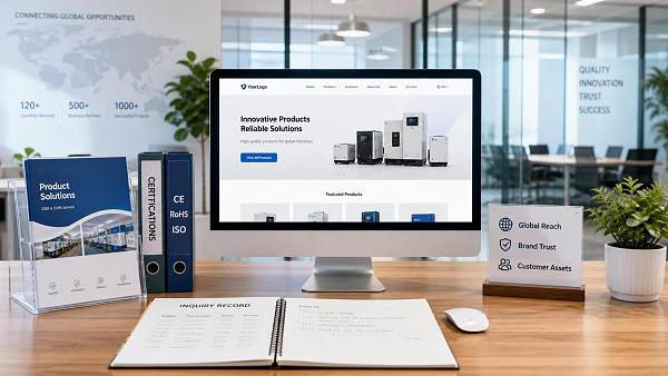 What benefits does an independent website offer B2B exporters?