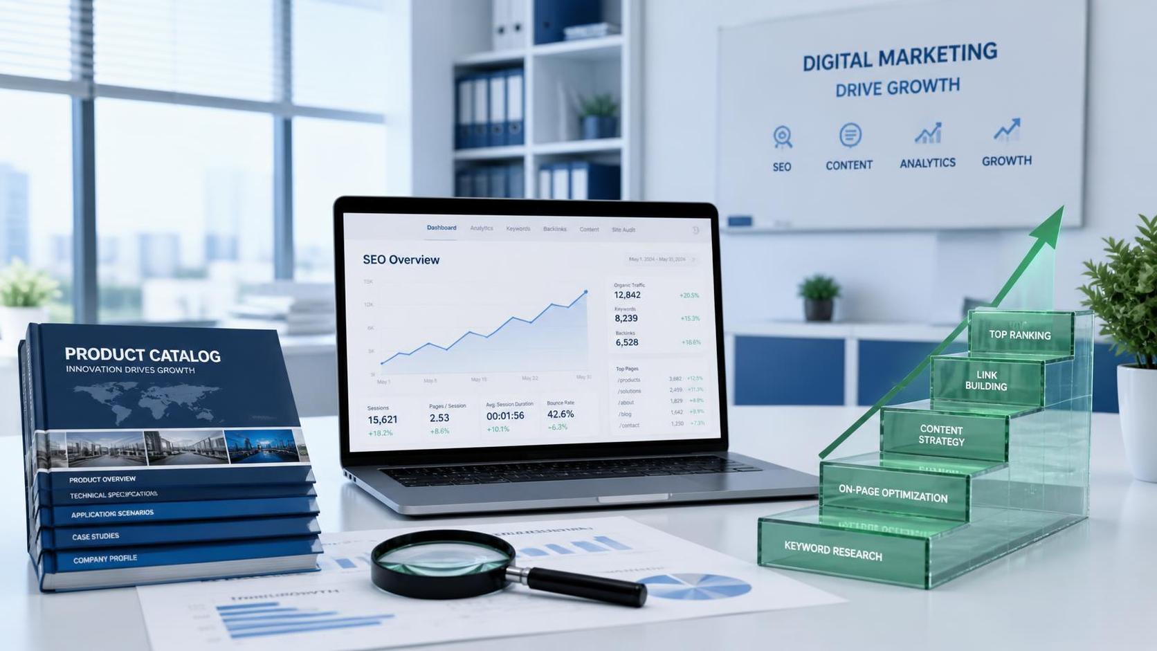 ¿Cuánto tarda en dar resultados el SEO de un sitio web independiente para comercio exterior?