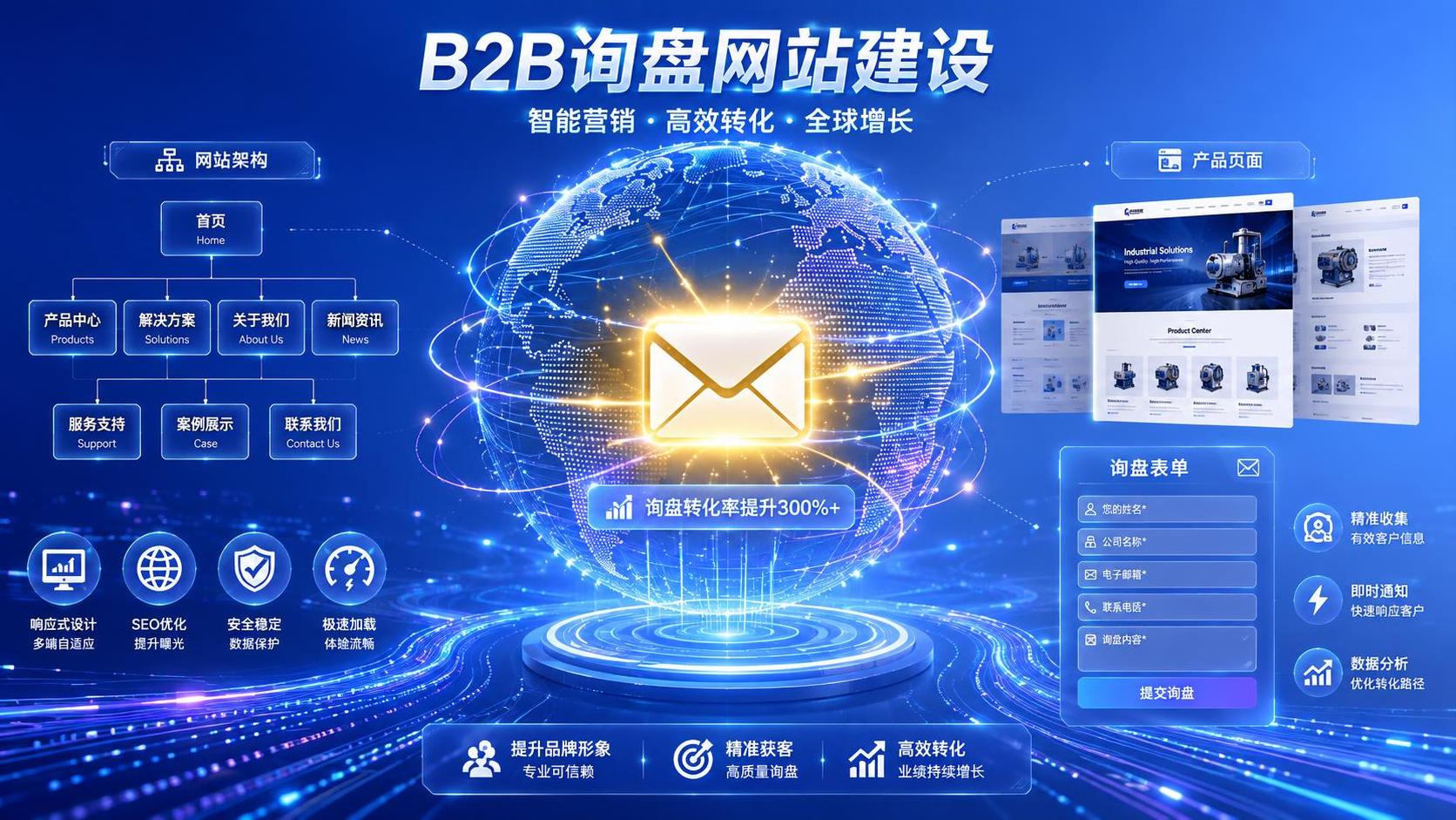 B2B询盘网站建设完全指南：从官网架构到高质量线索转化