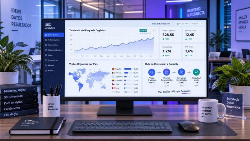 Cómo verificar la mejora de la visibilidad en buscadores mediante SEO para sitios web en español