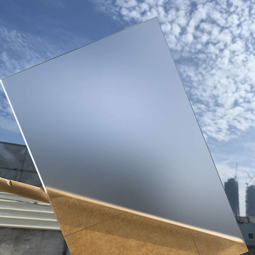 White frosted acrylic board