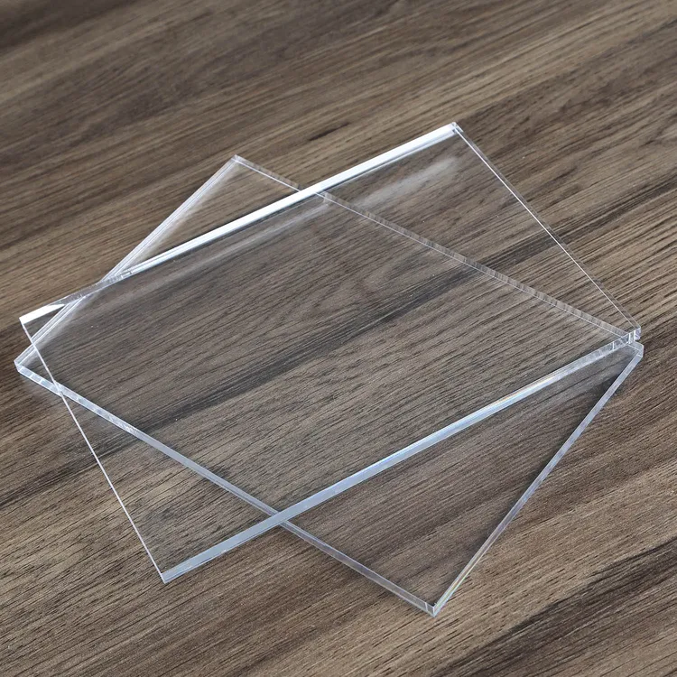 2 mm transparent cast extruded acrylic plate