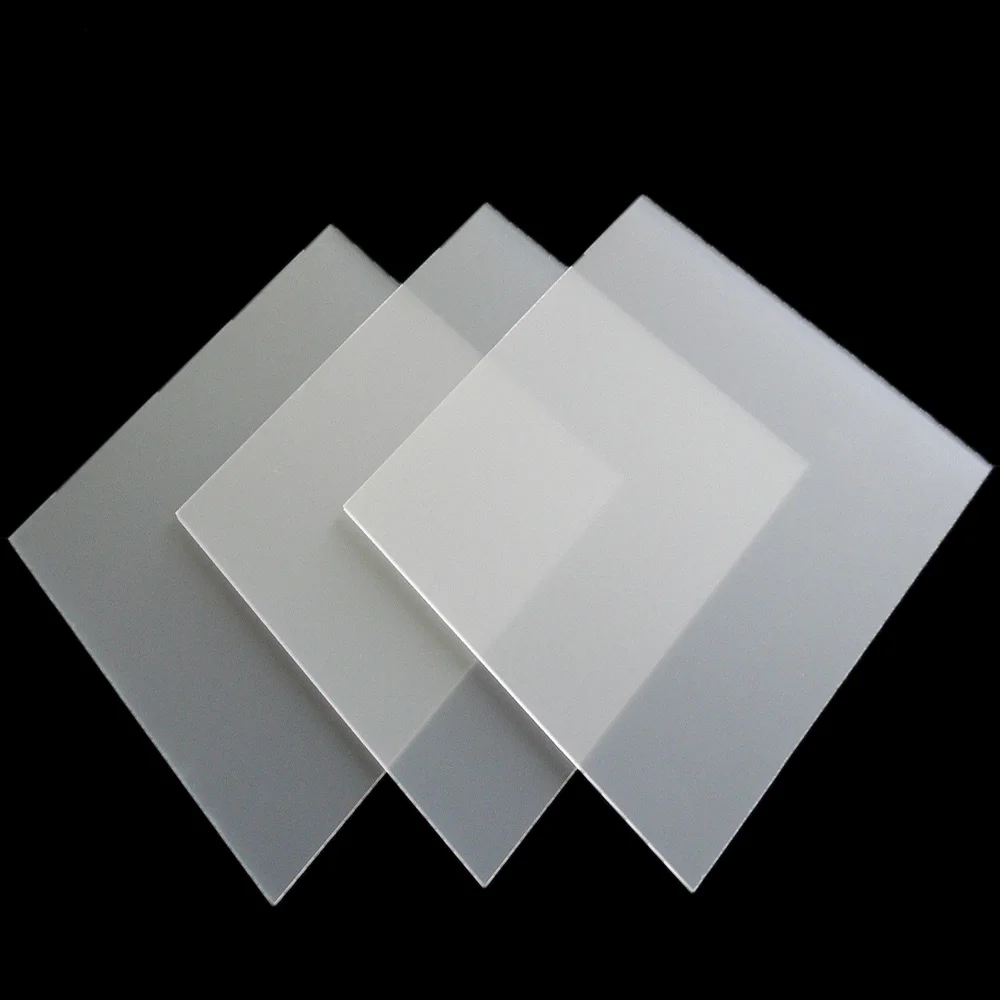 5 mm White frosted acrylic board