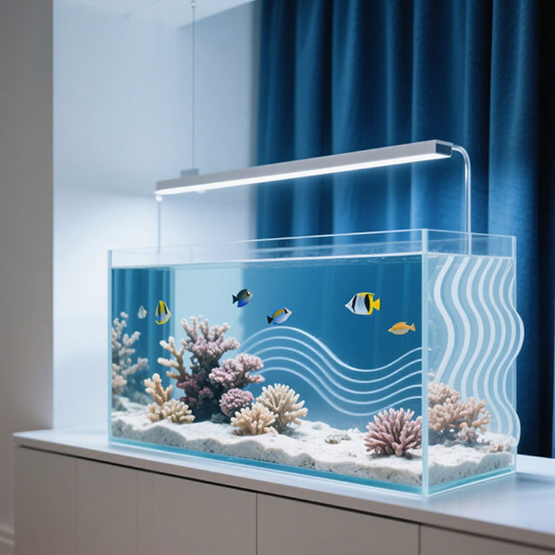 9 Acrylic Square Fish Tank