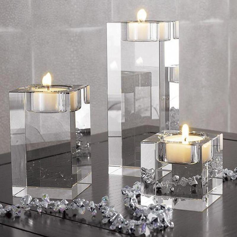 2 Acrylic Candle Holder