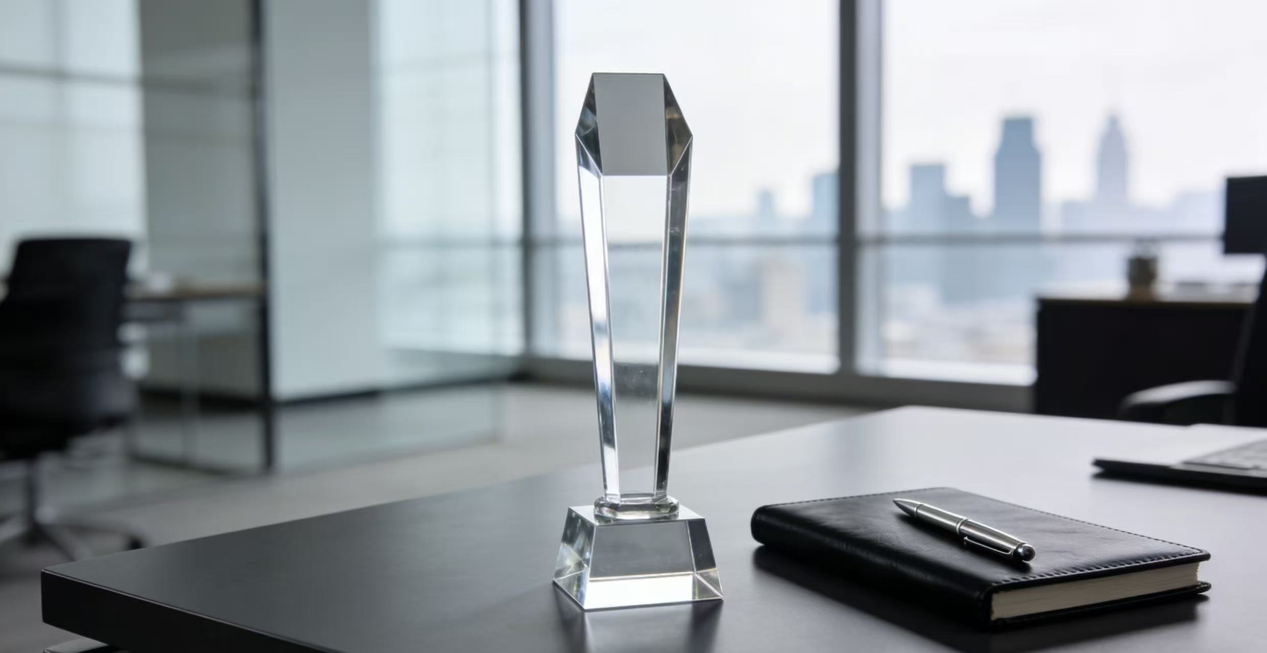 Acrylic trophy, making glory shine with its own highlight