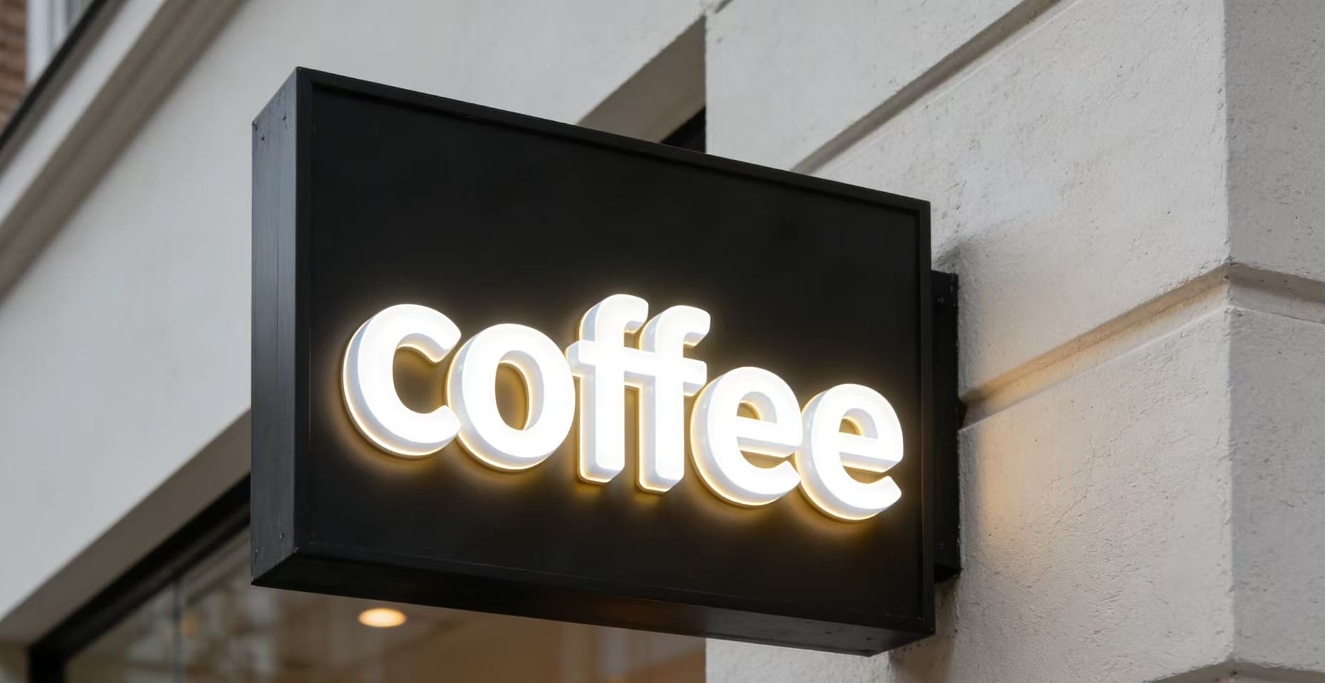 Acrylic 3D Letters Light Up Store and Attract Attention