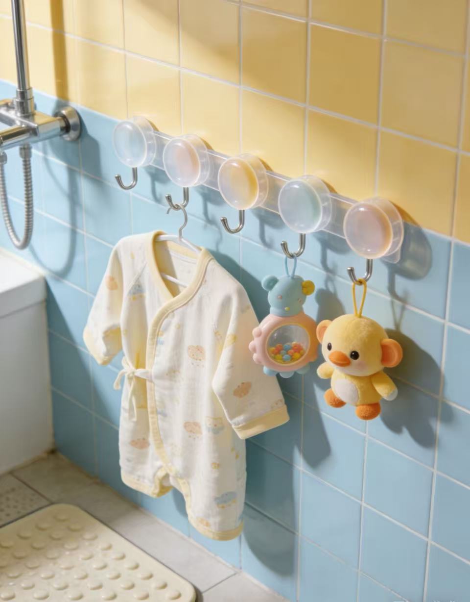 Acrylic anti-dent rounded hook: A must-have for home moms