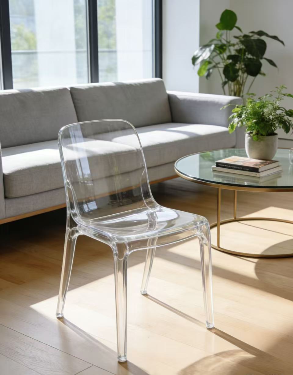 亚克力椅子2 High-transparency acrylic chair, unlocking spaciousness