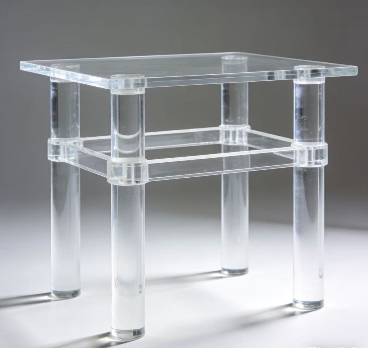亚克力桌子支架2 Premium acrylic table frame, where details speak volumes