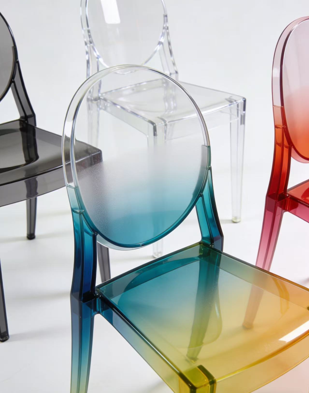 Three Processes and Two Materials for Selecting Acrylic Chairs