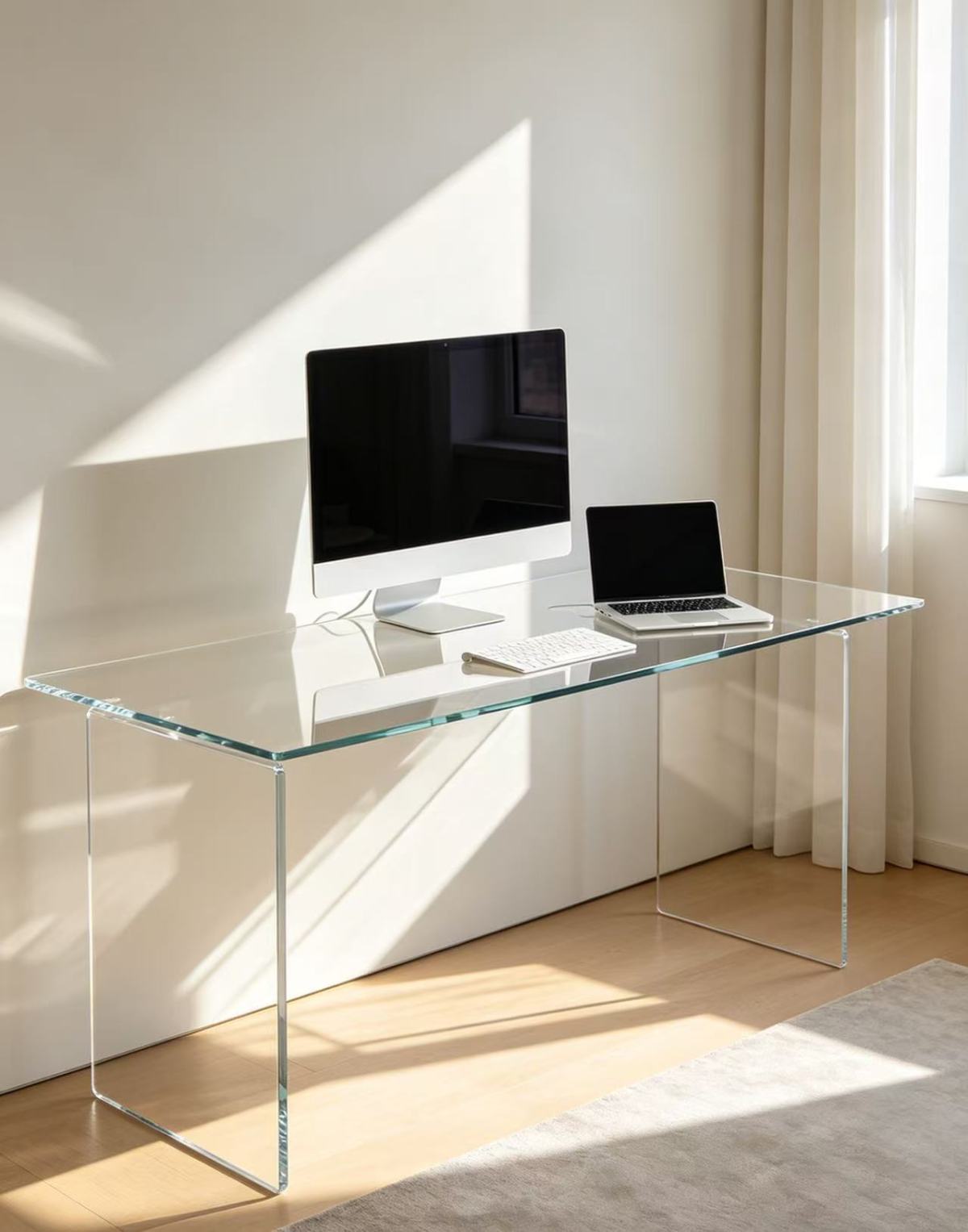 High-transparency acrylic table: Combining aesthetic appeal with practical functionality