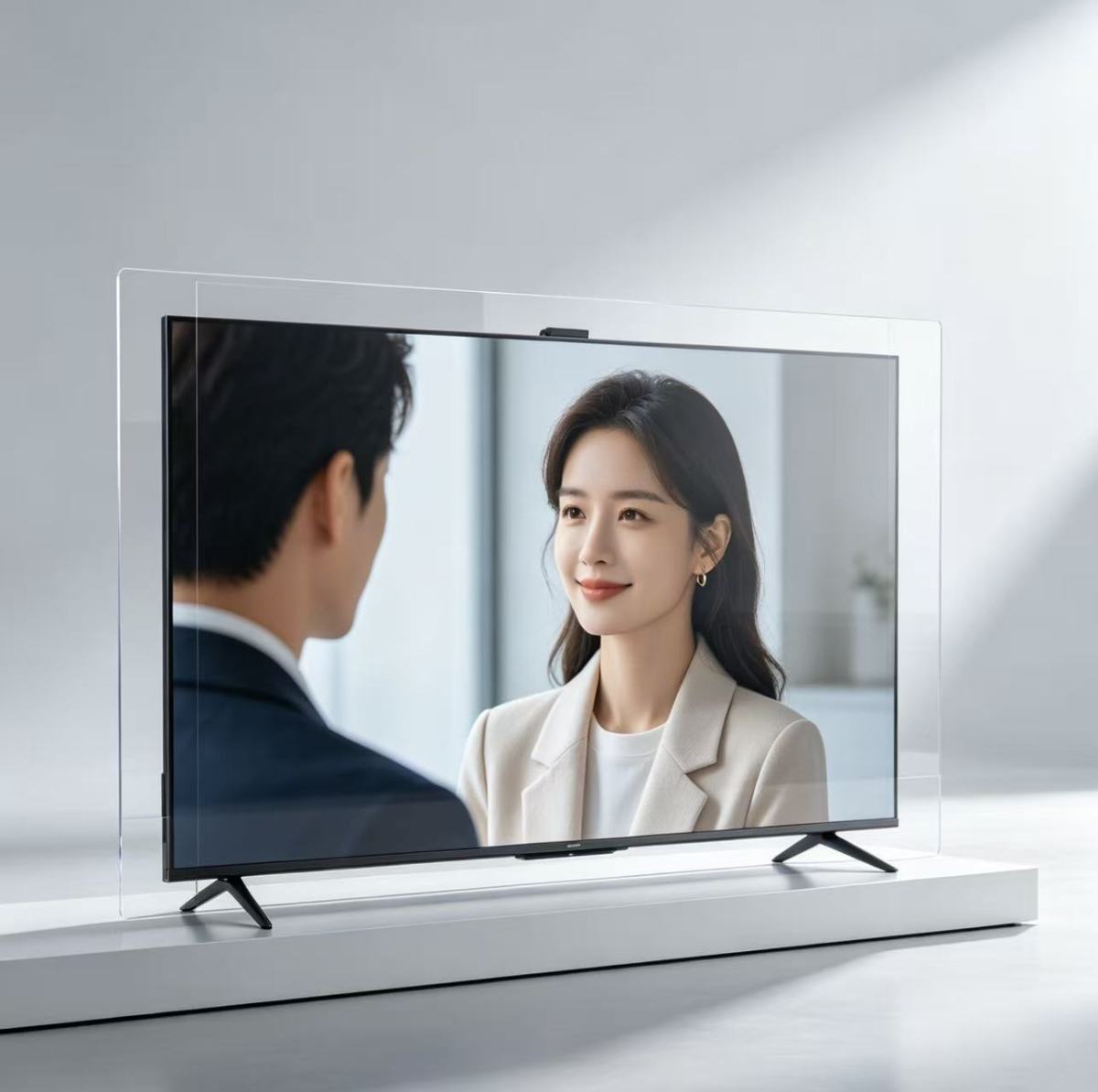 Myopia-friendly! High-transparency acrylic TV cover with zero image distortion and eye-friendly design