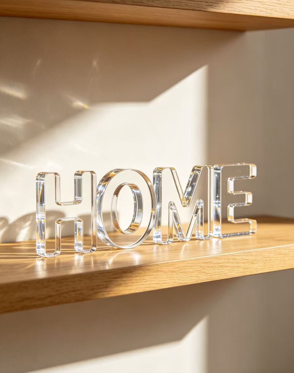 亚克力字母1 High-quality acrylic letters, soft-decorated ceiling