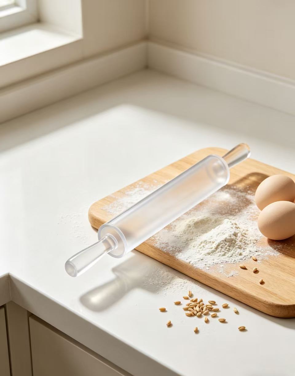 亚克力擀面杖1 Durable and easy to maintain – a dozen rolling pins are absolutely worth it!