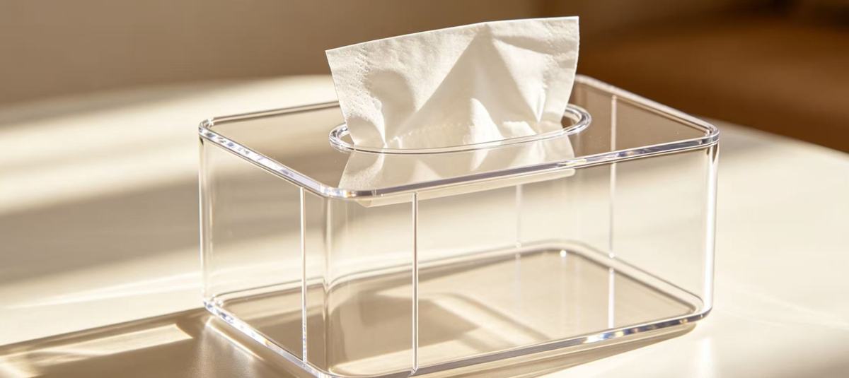 亚克力纸巾盒2 Acrylic tissue box, adding a sense of ceremony to daily routines