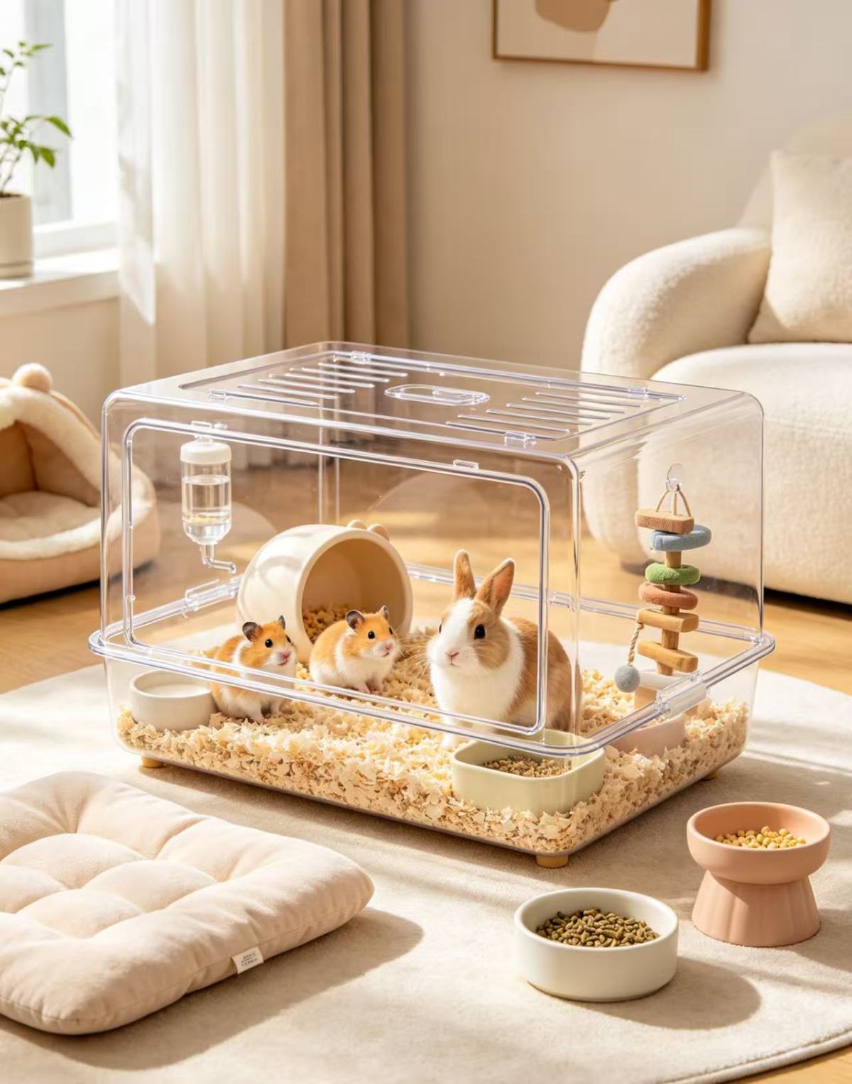 Acrylic pet box – clean, comfortable, and ideal for pet care