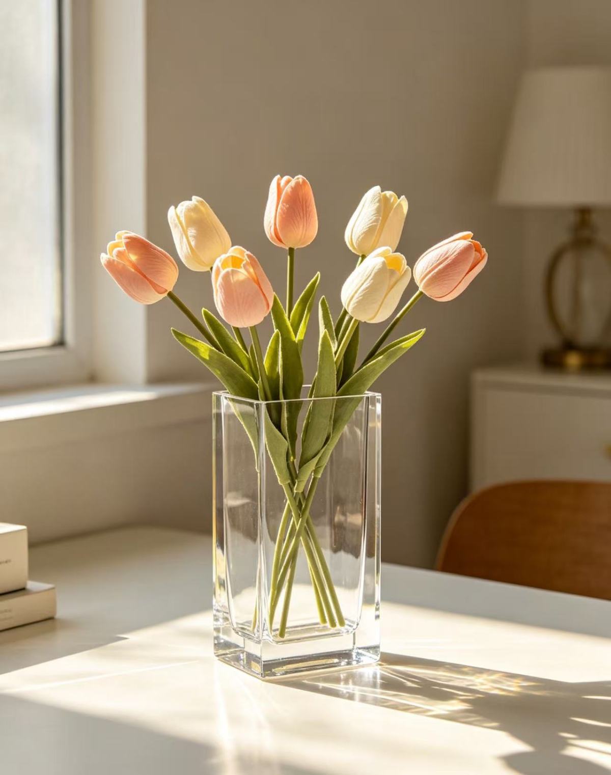 亚克力花瓶1 A durable vase perfect for renters – highly transparent, versatile, and offers excellent value for money.