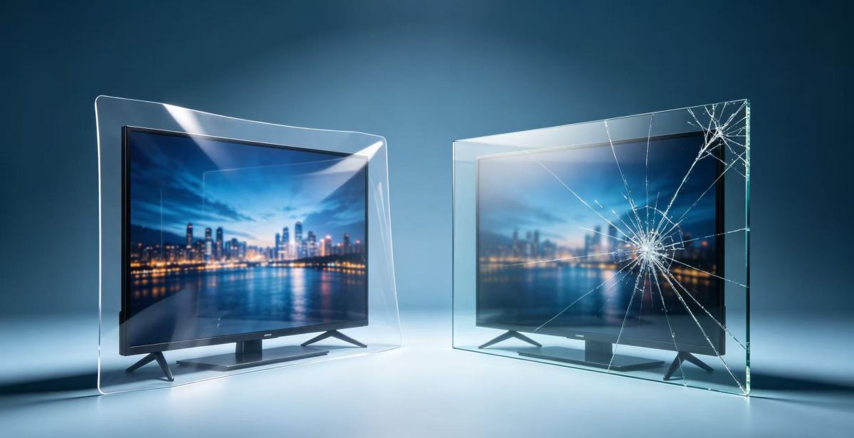 亚克力电视罩2 Acrylic TV cover vs glass cover: the advantages are overwhelming!