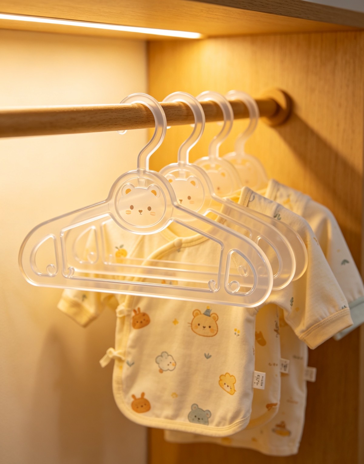 亚克力衣架2 Non-toxic acrylic hanger protects your baby's health