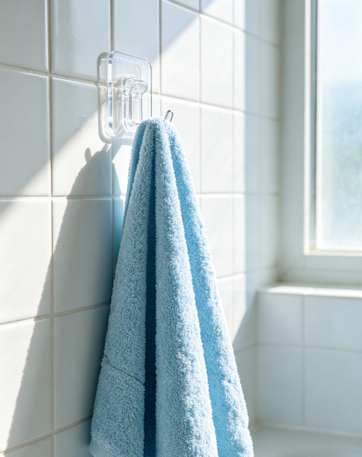 亚克力浴室挂钩2 Acrylic hooks for the bathroom – say goodbye to the unpleasant odor of towels