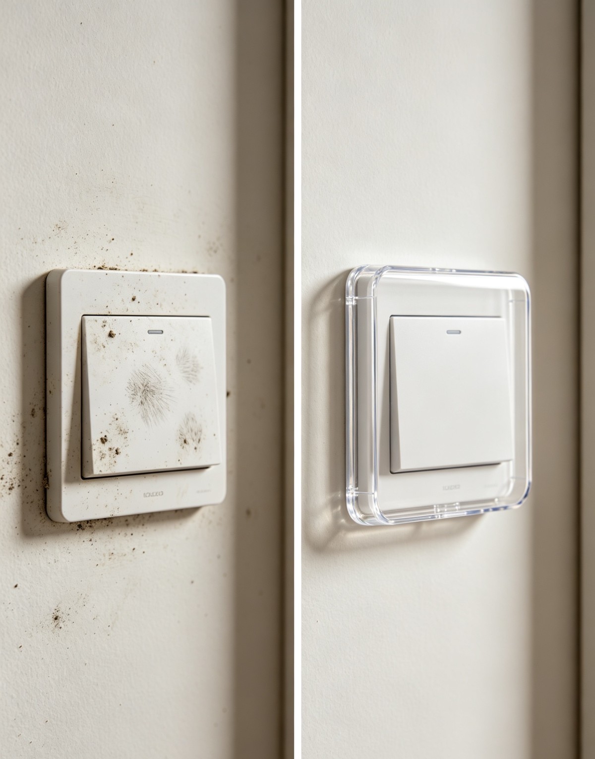 Acrylic switch protective cover – solving the problem of accidental touch in homes