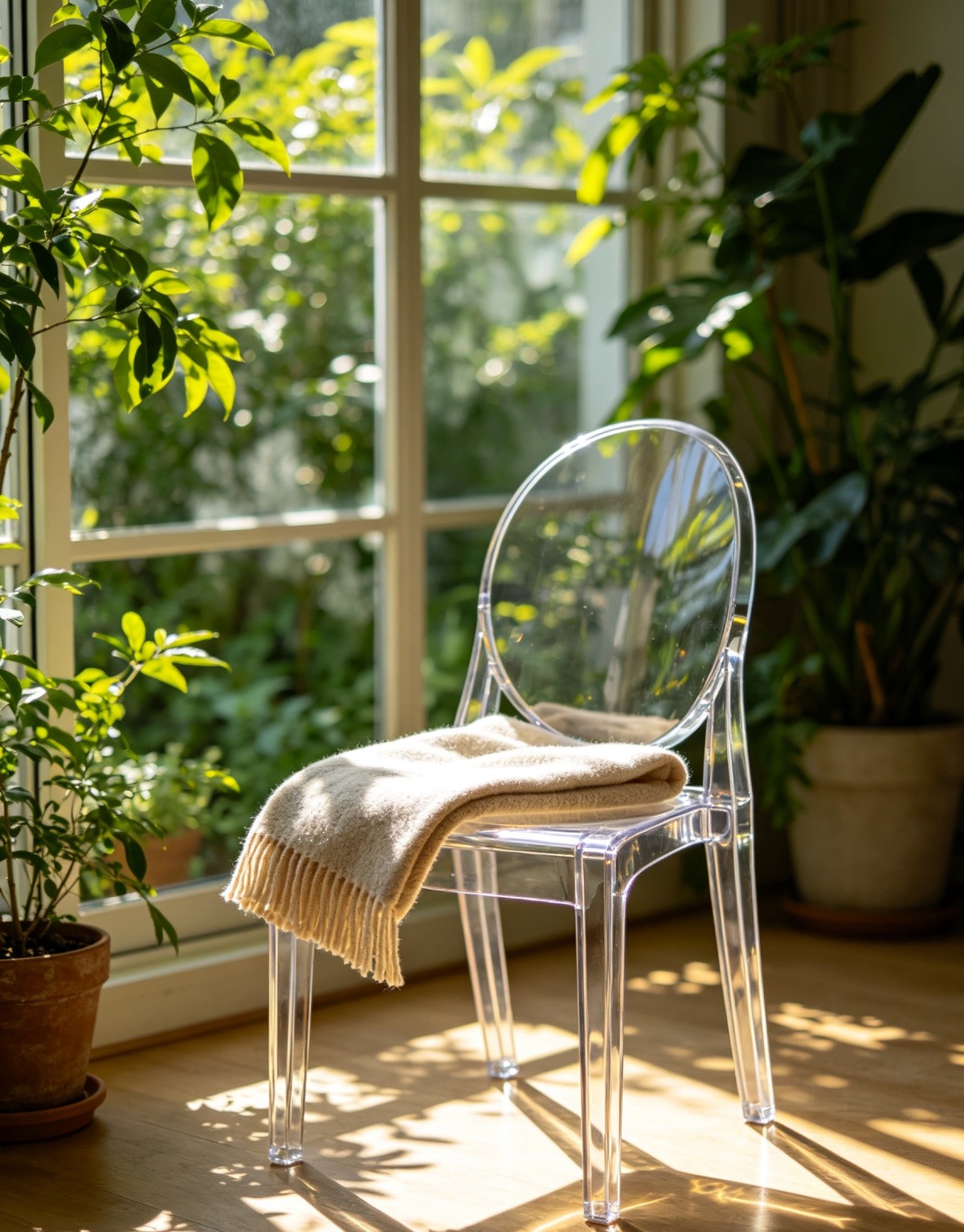 亚克力椅子2 A perfect summer cooling solution! The acrylic chair is truly soothing to the senses