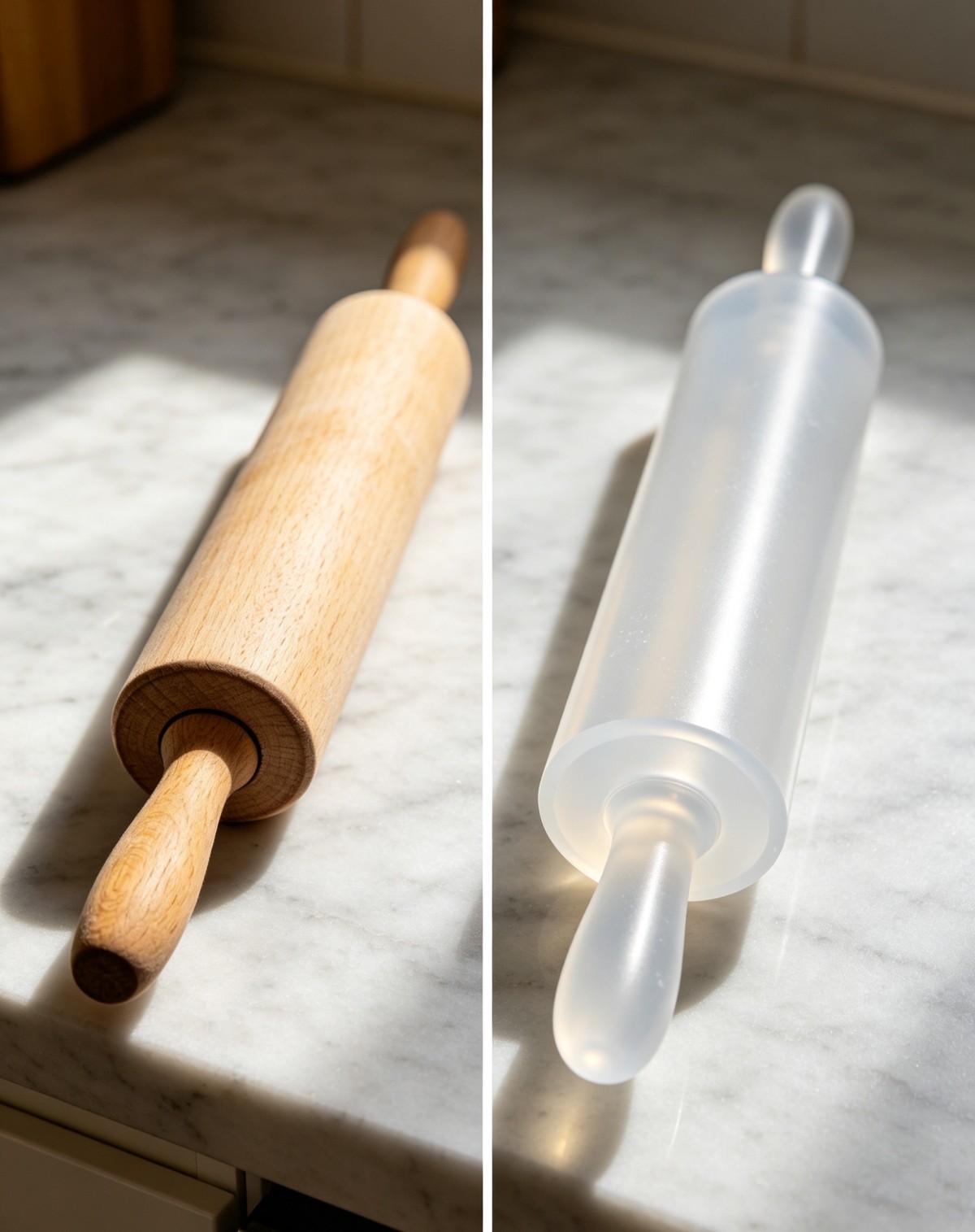 亚克力擀面杖1 Practical Acrylic Rolling Pin – A valuable tool for the kitchen