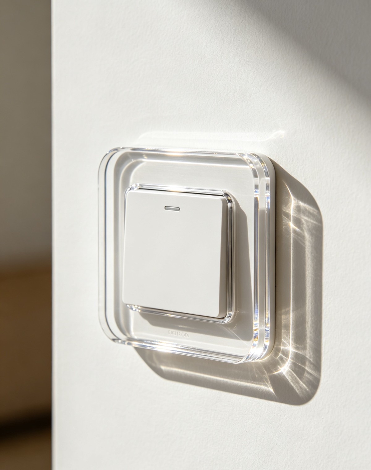 亚克力开关保护罩1 A niche switch protection cover that enhances the elegance of your home's details