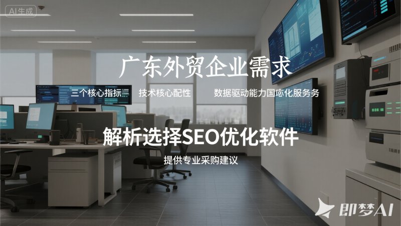 Wie wählt man die richtige SEO-Optimierungssoftware in Guangdong aus? 3 wichtige Indikatoren, die Ihnen weiterhelfen.