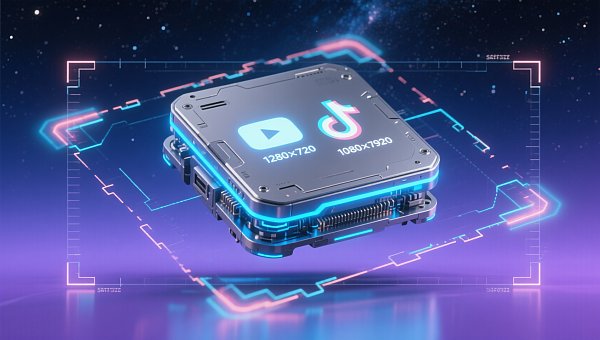 Unterstützt die AI-Bildgenerierungstechnologie von EasyPromo die Erstellung von Coverbildern, die den Plattformanforderungen entsprechen? Automatische Zuschneidelogik für YouTube- und TikTok-Größen