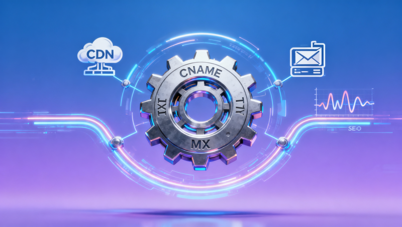SaaS 建站系统 供应商是否支持独立站域名DNS托管？企业IT部门对CNAME、TXT、MX记录的自主控制权限说明