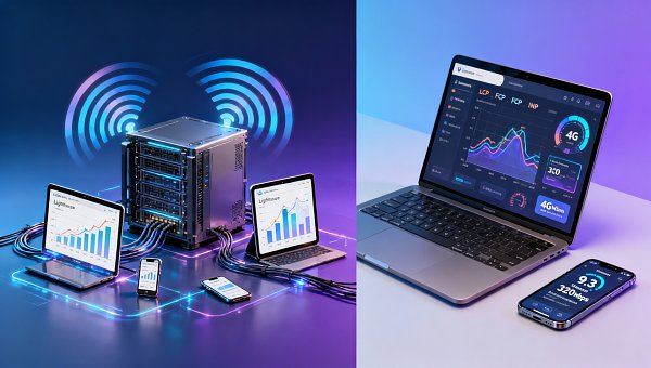 Die Website-Design-Beispiele laden flüssig, doch echte Nutzer müssen beim Aufrufen über ein 4G-Netzwerk 5 Sekunden warten