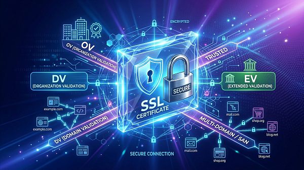 SSL证书购买怎么选类型更合适? Wie wählt man beim Kauf eines SSL-Zertifikats den passenden Typ aus?