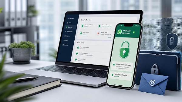 Wie schützt man ein WhatsApp Business-Konto vor Sicherheitsrisiken?
