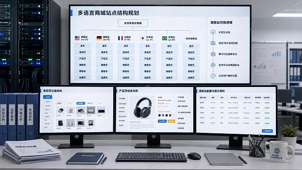 跨境商城多语言SEO怎么做?类目页、产品页和国家站布局思路解析 Wie erstellt man mehrsprachiges SEO für grenzüberschreitende Onlineshops? Analyse der Layout-Strategien für Kategorieseiten, Produktseiten und Länderseiten