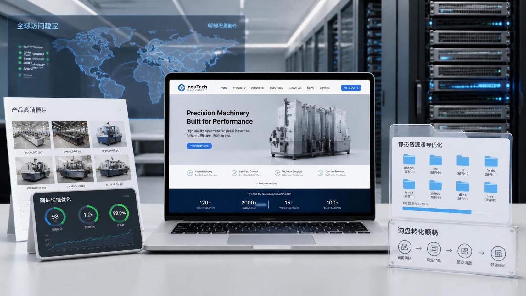 Wie lässt sich die Ladegeschwindigkeit einer eigenen B2B-Website für den Maschinenexport optimieren, ohne Anfragen zu verlieren? Wie lässt sich die Ladegeschwindigkeit einer eigenen B2B-Website für den Maschinenexport optimieren, ohne Anfragen zu verlieren?