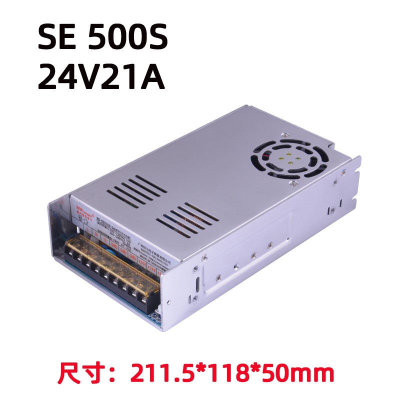 24V Switching Power Supply LED Light Strip Constant Voltage 24V Power Supply DC24V Industrial Control Aluminum Shell Equipment Power Supply Factory