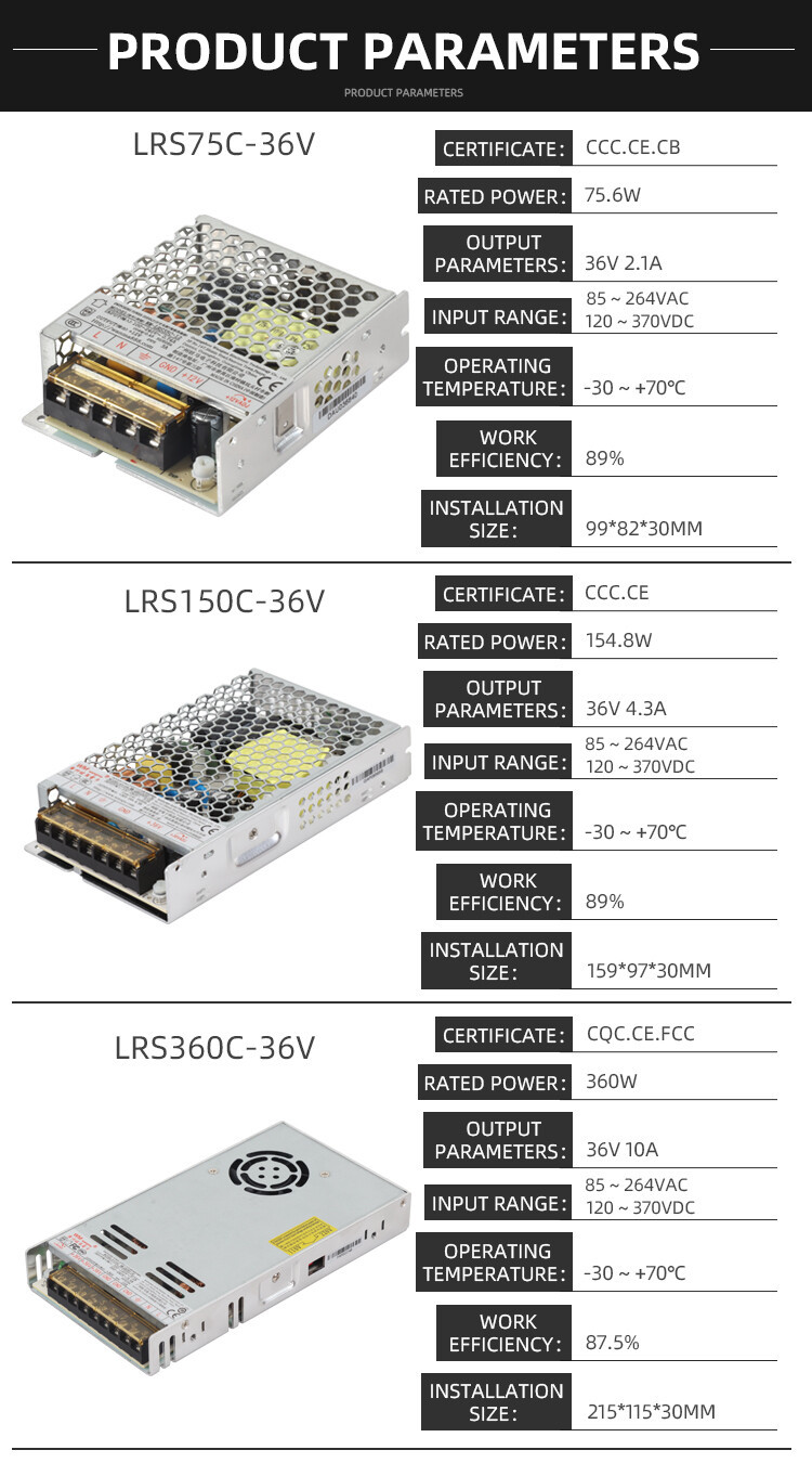 36V power supply