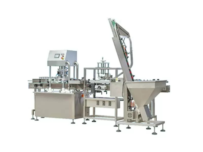 Elevator-type screw capping machine Elevator-type screw capping machine
