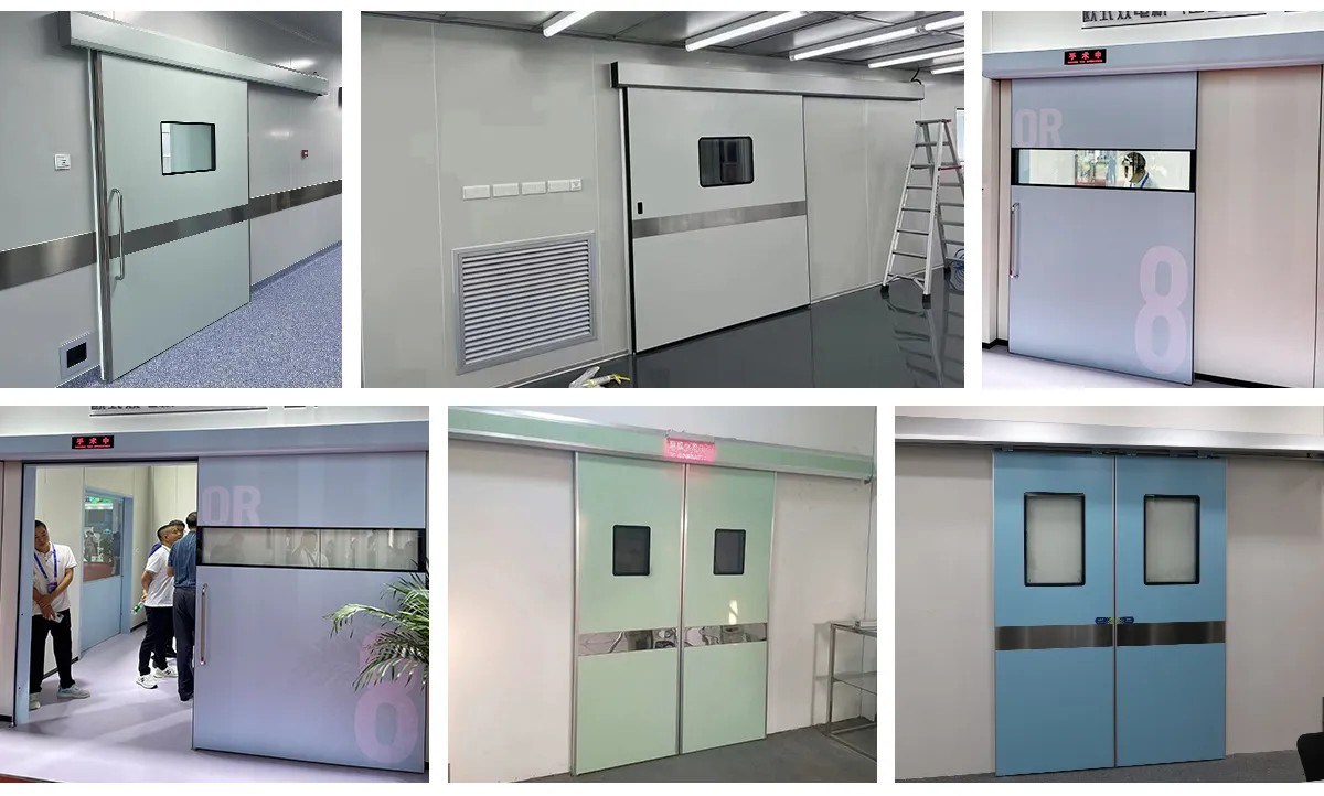 Operating-room-airtight-door_02 Electric Sliding Airtight Door