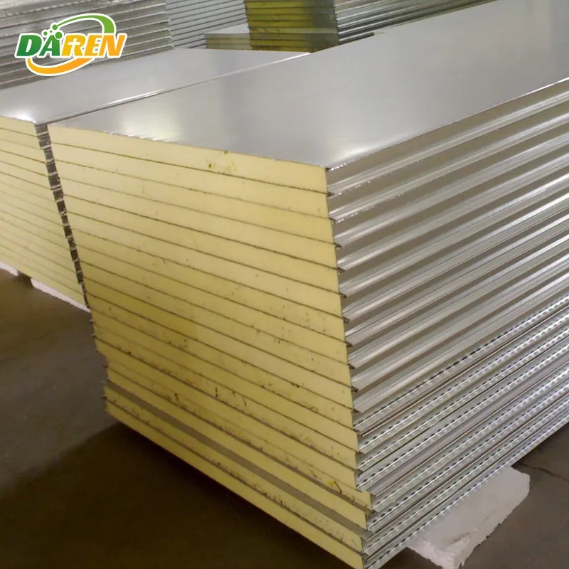 Manufactured Silica Rock Color Steel Sandwich Panel