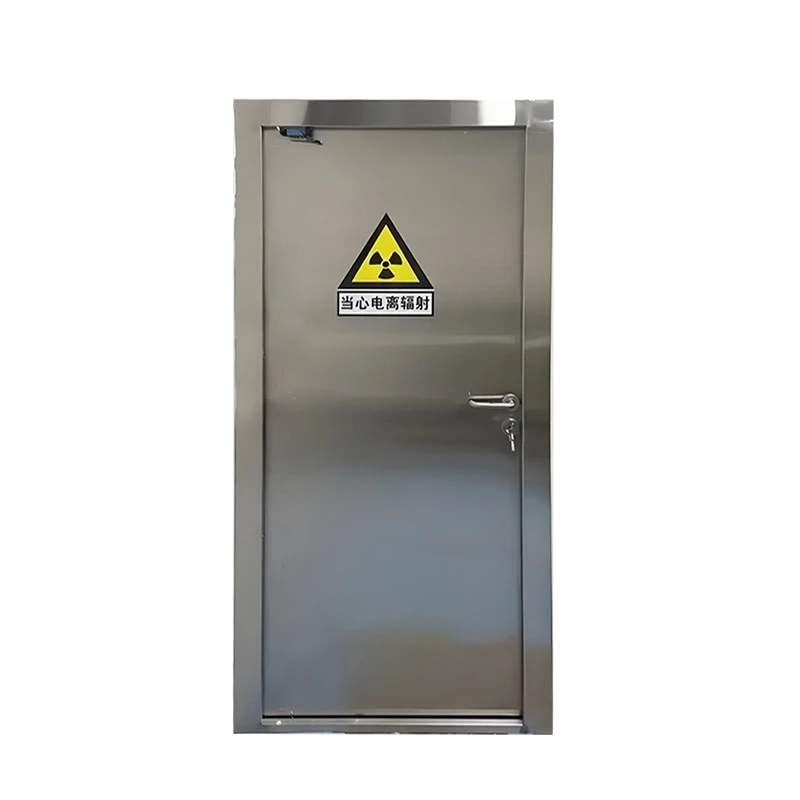 Electric swing lead door Electric swing lead door